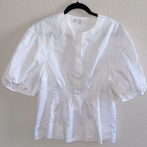 Tibi Poplin Top